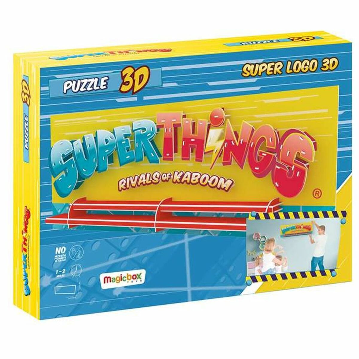 3D-palapeli SuperThings 3D Superlogo 80 x 31 x 7,6 cm (80 x 31 x 7 cm)